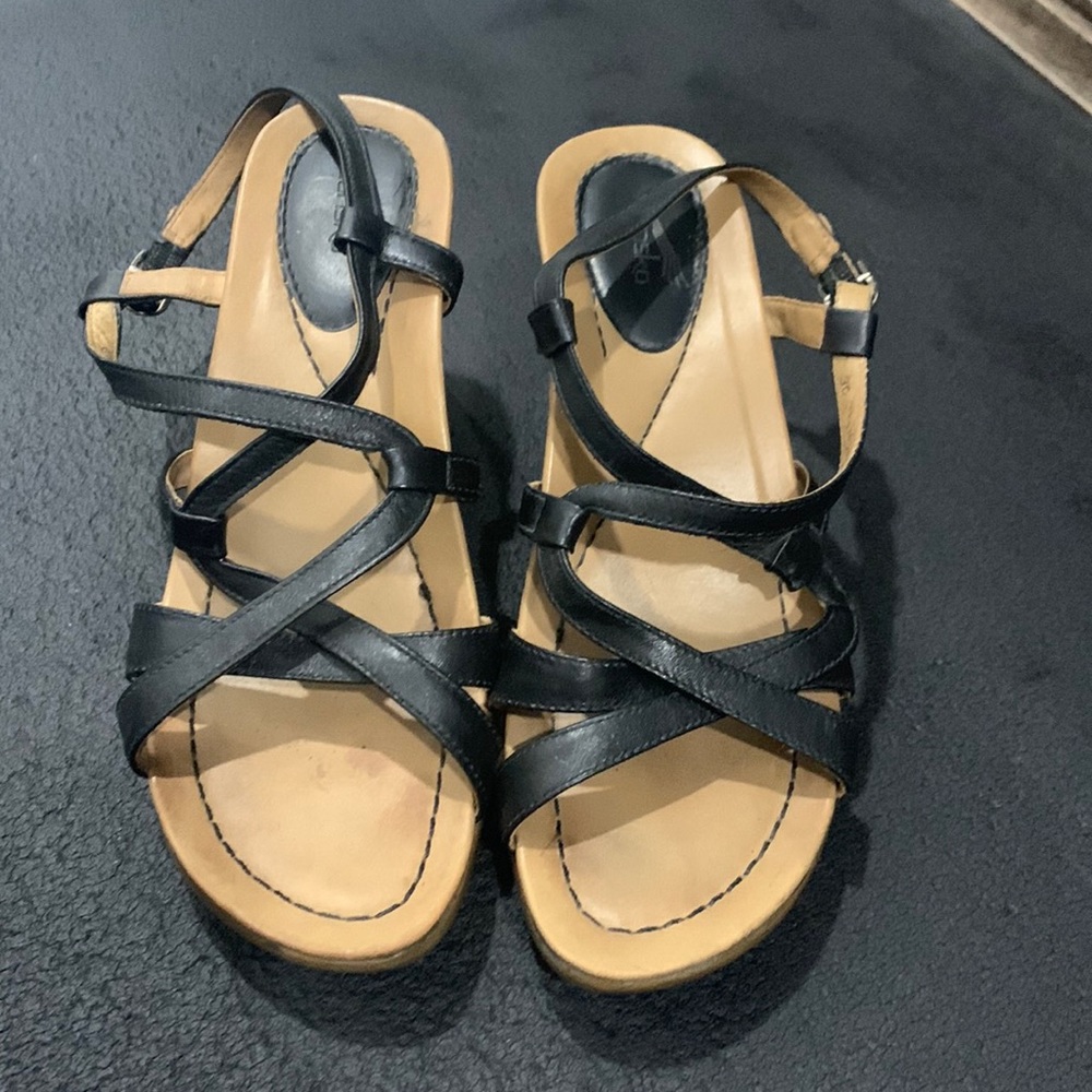Dansko Strap Wedge Heels sz6